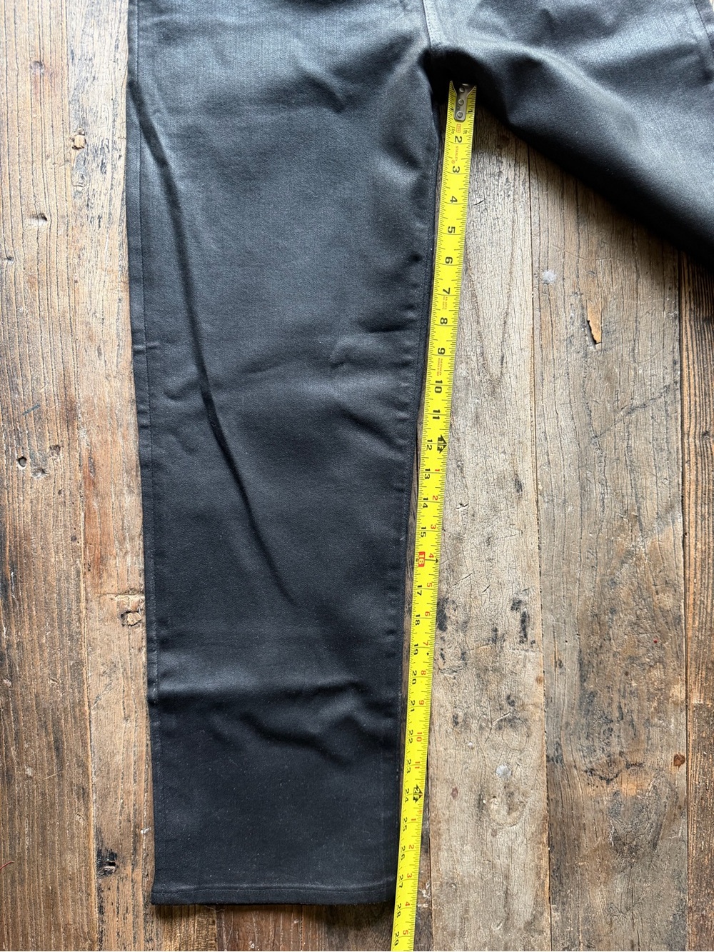 Frame Denim Le Sleek Straight Women’s Jeans - Waxed Black - Picture 7 of 8